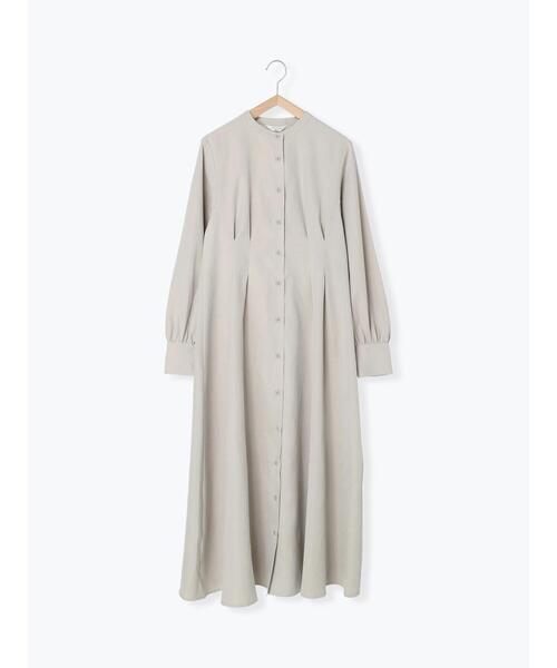 Samansa Mos2 blue(サマンサモスモスブルー)の「シャツワンピース(ワンピース・レディース・グレー/ネイビー/イエロー・フリ-)」の11枚目の写真