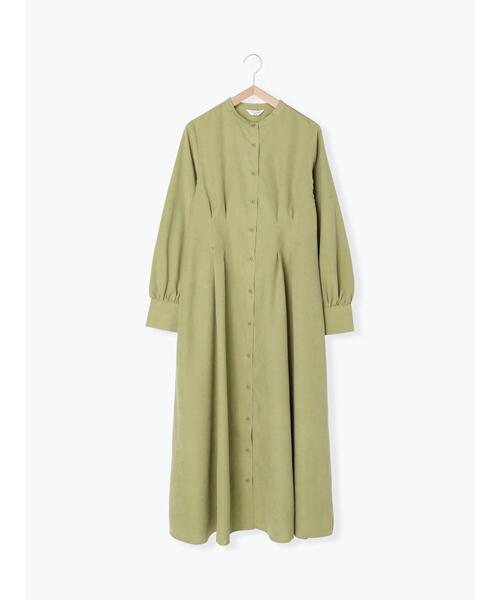 Samansa Mos2 blue(サマンサモスモスブルー)の「シャツワンピース(ワンピース・レディース・グレー/ネイビー/イエロー・フリ-)」の10枚目の写真