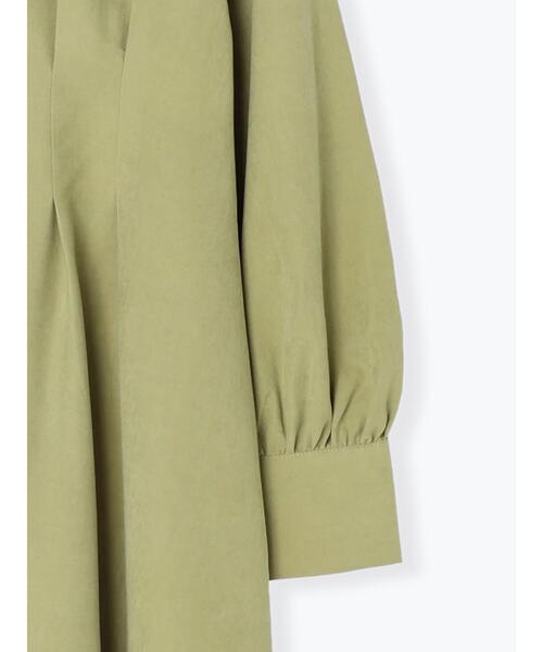 Samansa Mos2 blue(サマンサモスモスブルー)の「シャツワンピース(ワンピース・レディース・グレー/ネイビー/イエロー・フリ-)」の7枚目の写真