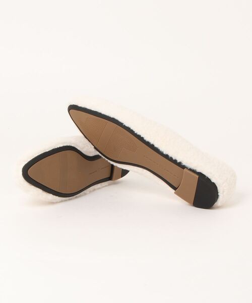 DONOBAN（ドノバン）の「ボアパンプス（バレエシューズ・レディース・アイボリー/ブラック・35(22.5cm)/37(23.5cm)/24.5cm）」の9枚目の写真