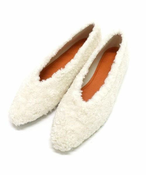 DONOBAN（ドノバン）の「ボアパンプス（バレエシューズ・レディース・アイボリー/ブラック・35(22.5cm)/37(23.5cm)/24.5cm）」の11枚目の写真