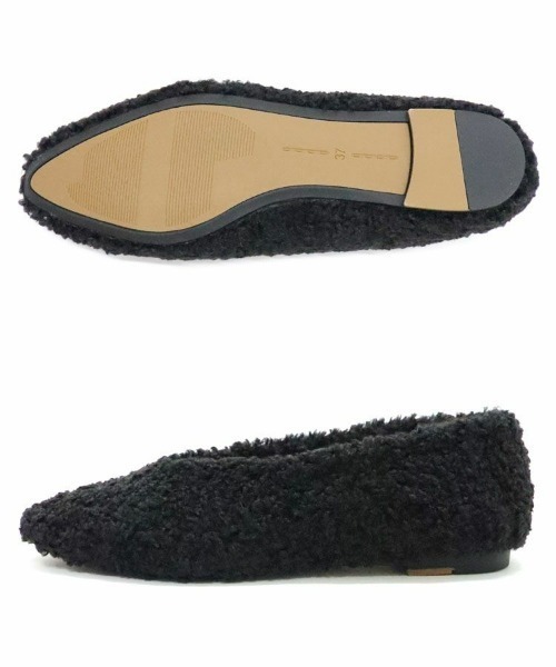 DONOBAN（ドノバン）の「ボアパンプス（バレエシューズ・レディース・アイボリー/ブラック・35(22.5cm)/37(23.5cm)/24.5cm）」の7枚目の写真