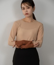 two tone loose fit tops