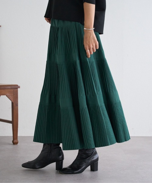 プリーツティアードスカート（スカート）｜BEARDSLEY（ビアズリー）の