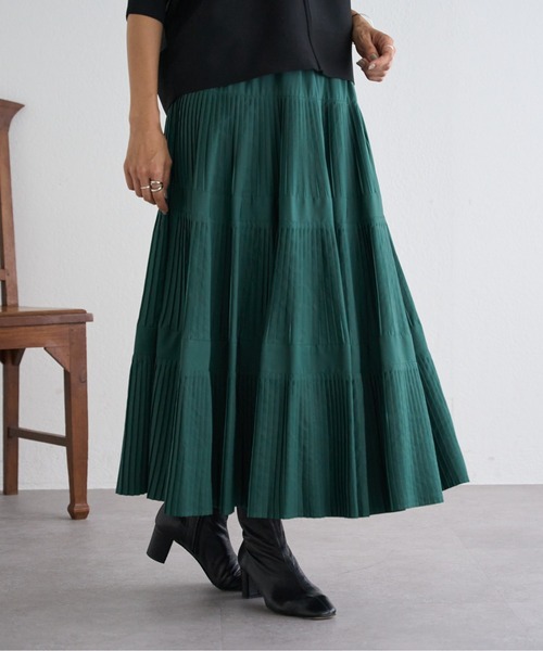 プリーツティアードスカート（スカート）｜BEARDSLEY