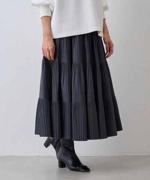 プリーツティアードスカート（スカート）｜BEARDSLEY