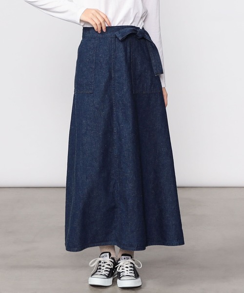 orSlow（オアスロウ）の「orSlow | デニムラップスカート WOMEN