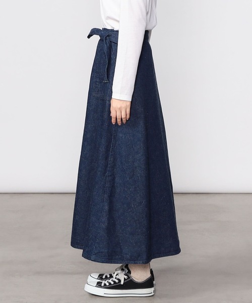 orSlow（オアスロウ）の「orSlow | デニムラップスカート WOMEN