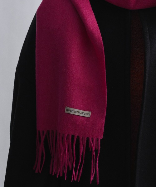 セール】【SETUP7】ウール無地ストール 手洗い可 CLIR（ストール