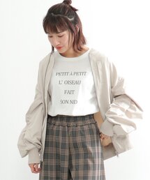 LBC | クシュスリーブワイドリブMA-1(MA-1)