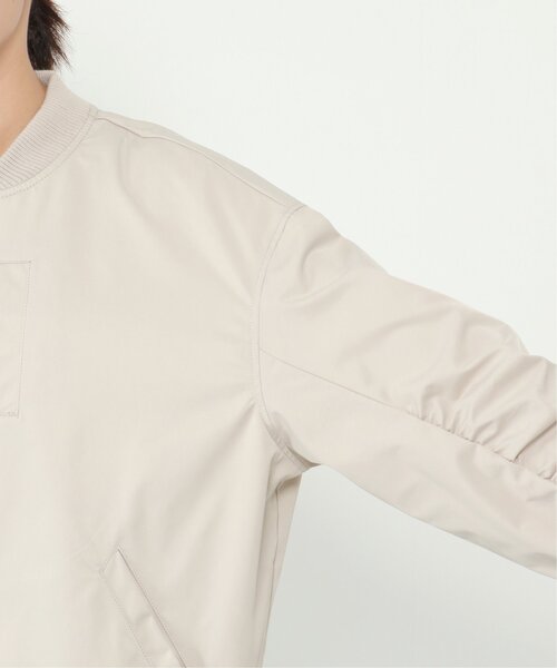 LBC（エルビーシー）の「クシュスリーブワイドリブMA-1（MA-1・レディース・ベージュ系その他/ダークネイビー・L/M）」の9枚目の写真