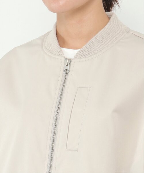 LBC（エルビーシー）の「クシュスリーブワイドリブMA-1（MA-1・レディース・ベージュ系その他/ダークネイビー・L/M）」の12枚目の写真