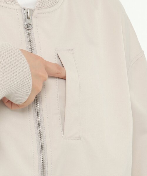 LBC（エルビーシー）の「クシュスリーブワイドリブMA-1（MA-1・レディース・ベージュ系その他/ダークネイビー・L/M）」の13枚目の写真