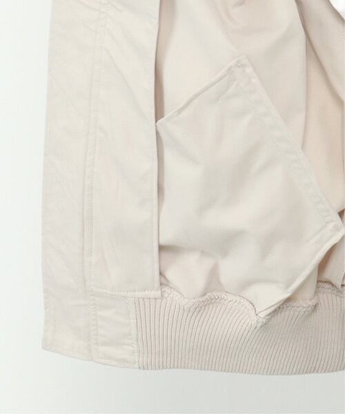 LBC（エルビーシー）の「クシュスリーブワイドリブMA-1（MA-1・レディース・ベージュ系その他/ダークネイビー・L/M）」の16枚目の写真