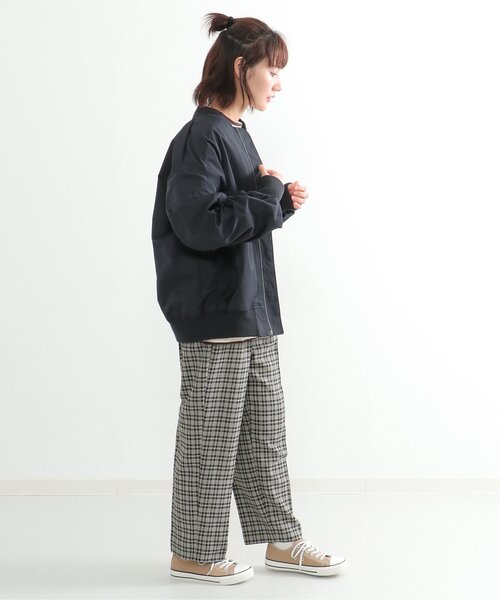 LBC（エルビーシー）の「クシュスリーブワイドリブMA-1（MA-1・レディース・ベージュ系その他/ダークネイビー・L/M）」の22枚目の写真