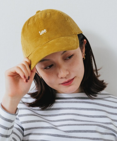 Lee（リー）の「Lee/リー LOW CAP 16W CORDUROY キャップ（キャップ・メンズ・ダークグリーン/ブラック/ベージュ/マスタード/ホワイト/ピンク/ブラウン/オレンジ・57~59cm）」の6枚目の写真