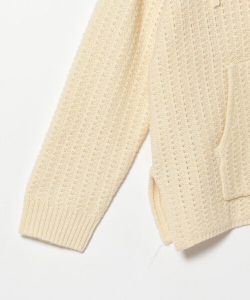 B:MING by BEAMS(ビーミングバイビームス)の「B:MING by BEAMS / メキシカン パーカーニット(ニット/セーター・レディース・ブラック/オフホワイト/ベージュ・FREE)」の12枚目の写真