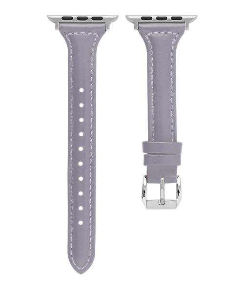 Urban Coral(アーバンコーラル)の「Apple Watch Band / アップルウォッチ バンド くすみカラースリムレザー / Urban Coral(デジタル腕時計・レディース・モカ/ベージュ/グレー系その他2/ブラウン/ダークオリーブ/ブラック/アイボリー/グレー系その他/ブラウン系その他/ピンク系その他・40mm/44mm)」の15枚目の写真