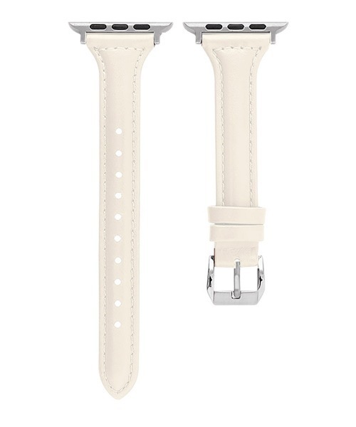 Urban Coral(アーバンコーラル)の「Apple Watch Band / アップルウォッチ バンド くすみカラースリムレザー / Urban Coral(デジタル腕時計・レディース・モカ/ベージュ/グレー系その他2/ブラウン/ダークオリーブ/ブラック/アイボリー/グレー系その他/ブラウン系その他/ピンク系その他・40mm/44mm)」の21枚目の写真