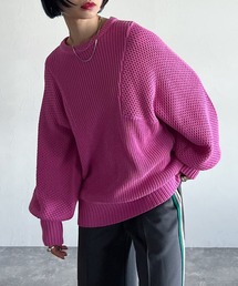 PAGEBOY | 6Gワッフルスリーブコットンプルオーバー(ニット/セーター)