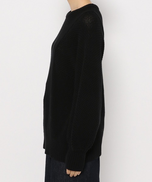 PAGEBOY（ページボーイ）の「6Gワッフルスリーブコットンプルオーバー（ニット/セーター・レディース・ブラック/ミント/オフホワイト/ピンク・FREE）」の17枚目の写真