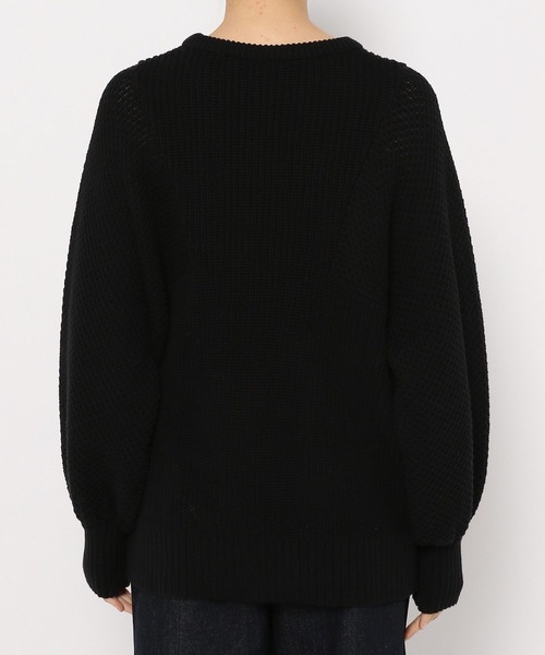 PAGEBOY（ページボーイ）の「6Gワッフルスリーブコットンプルオーバー（ニット/セーター・レディース・ブラック/ミント/オフホワイト/ピンク・FREE）」の22枚目の写真