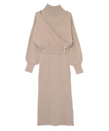 LAGUNAMOON（ラグナムーン）の「カシュクールニットセットワンピース（ワンピース）」