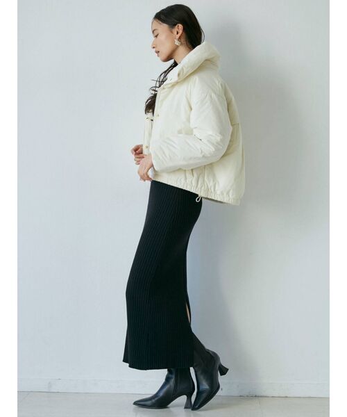 LAGUNAMOON（ラグナムーン）の「カシュクールニットセットワンピース（ワンピース・レディース・ベージュ/ラベンダー/ブラック・FREE）」の18枚目の写真