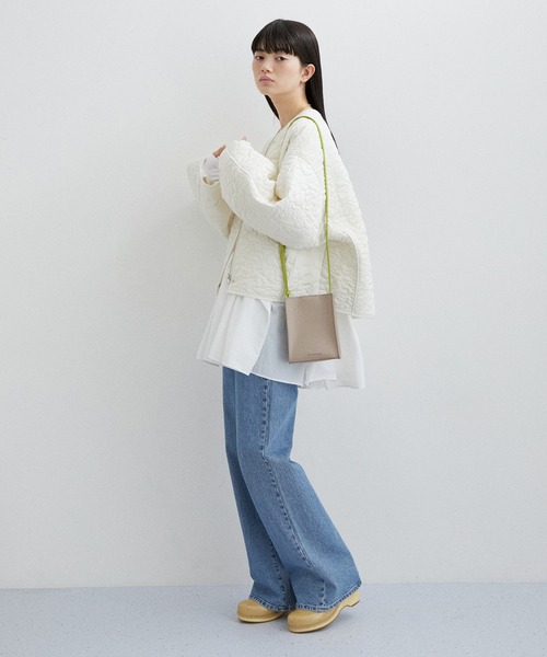 ADAM ET ROPE'（アダムエロペ）の「ミニポシェット（ショルダーバッグ・レディース・グレー/ブラック/ホワイト・FREE）」の17枚目の写真