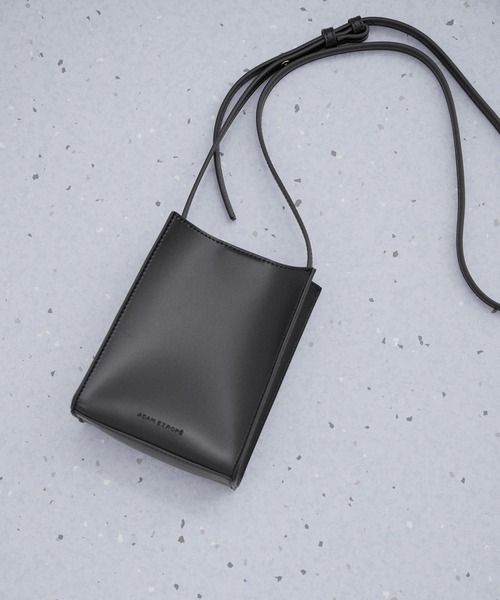 ADAM ET ROPE'（アダムエロペ）の「ミニポシェット（ショルダーバッグ・レディース・グレー/ブラック/ホワイト・FREE）」の4枚目の写真