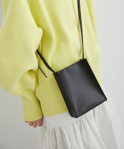 ADAM ET ROPE'（アダムエロペ）の「ミニポシェット（ショルダーバッグ・レディース・グレー/ブラック/ホワイト・FREE）」の7枚目の写真