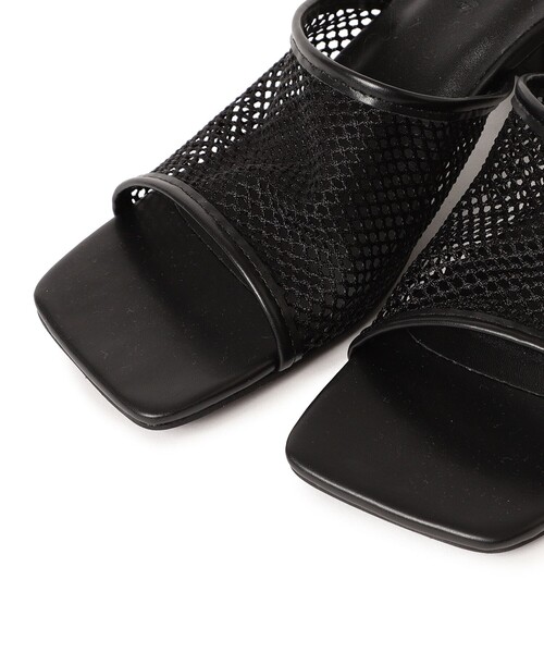 Ray BEAMS(レイビームス)の「Ray BEAMS / メッシュ ヒール サンダル(サンダル・レディース・ブラック・23.0cm/23.5cm/24.0cm/24.5cm/25.0cm)」の10枚目の写真