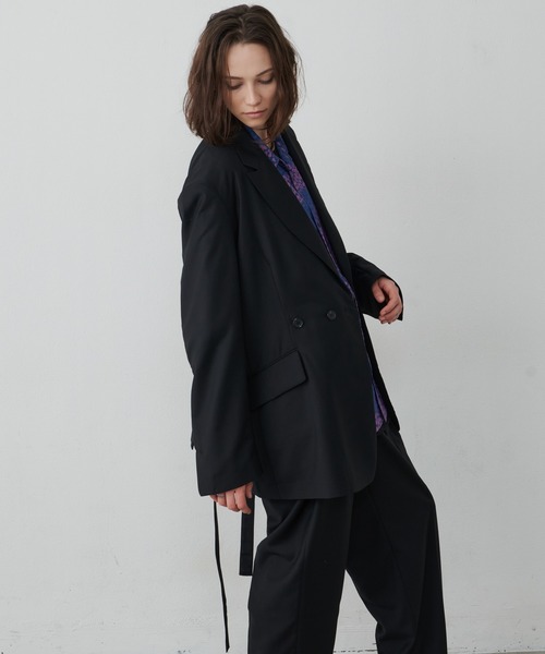 AIVER（アイバー）の「AIVER　セミダブルルーズテーラードジャケット（テーラードジャケット・メンズ・ナチュラル/ネイビー/ブラック・MEDIUM/SMALL/LARGE）」の20枚目の写真