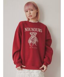 merry jenny | bear embroideryトレーナー(スウェット)