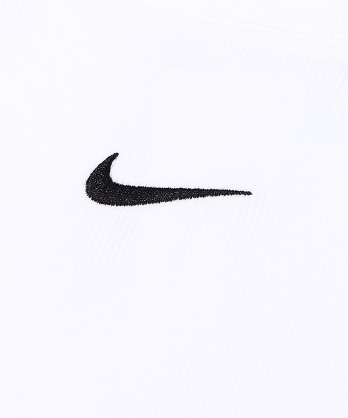 NIKE（ナイキ）の「NIKE AS W NSW ESSNTL RIB MOCK LS TO / ナイキ ウィメンズ NSW エッセンシャル リブ L/S モック トップ 【SP】（その他トップス・レディース・ホワイト/ブラック・S/L/M）」の10枚目の写真