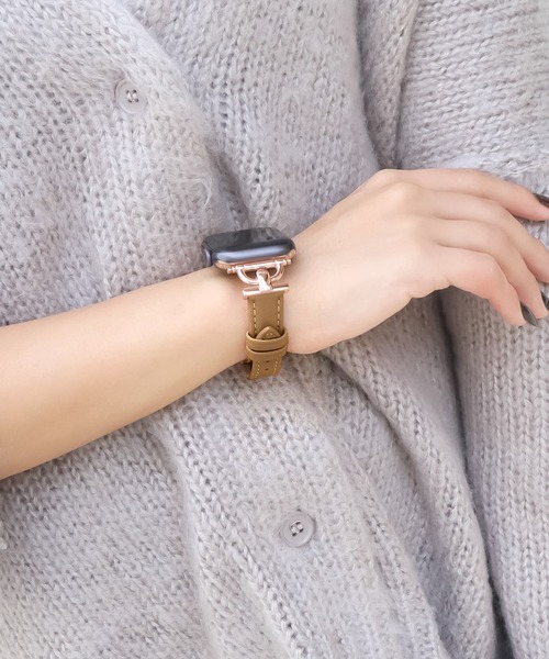 Urban Coral(アーバンコーラル)の「Apple Watch Band / アップルウォッチ バンド くすみカラースリムレザー / Urban Coral(デジタル腕時計・レディース・ブラウン系その他/ピンク系その他/ブラウン系/ブラウン系1/ブラウン系2/オリーブ系/オリーブ系1/オリーブ系2/ブラウン系その他2/グリーン系その他/グリーン系その他2/グリーン系その他3/ピンク系その他2/ピンク系その他3/ピンク系1/ピンク系2/ブラウン系その他3/ピンク系・40mm)」の5枚目の写真
