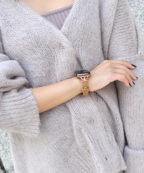Urban Coral(アーバンコーラル)の「Apple Watch Band / アップルウォッチ バンド くすみカラースリムレザー / Urban Coral(デジタル腕時計・レディース・ブラウン系その他/ピンク系その他/ブラウン系/ブラウン系1/ブラウン系2/オリーブ系/オリーブ系1/オリーブ系2/ブラウン系その他2/グリーン系その他/グリーン系その他2/グリーン系その他3/ピンク系その他2/ピンク系その他3/ピンク系1/ピンク系2/ブラウン系その他3/ピンク系・40mm)」の2枚目の写真