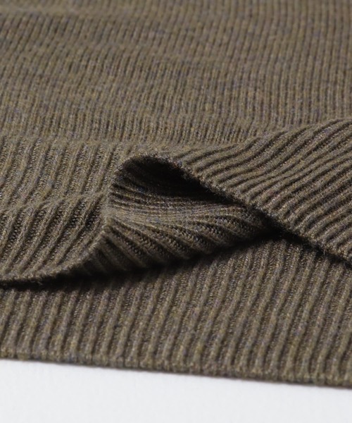 KBF（ケイビーエフ）の「ハイネックコンパクトニット（ニット/セーター・レディース・ブラウン/グリーン/オレンジ・ONE）」の4枚目の写真