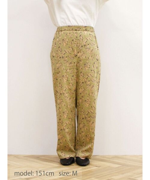 CRAFT STANDARD BOUTIQUE（クラフトスタンダードブティック）の「インドコットン　プリントイージーパンツ（その他パンツ・レディース・ベージュ/ブラック・M/L）」の22枚目の写真