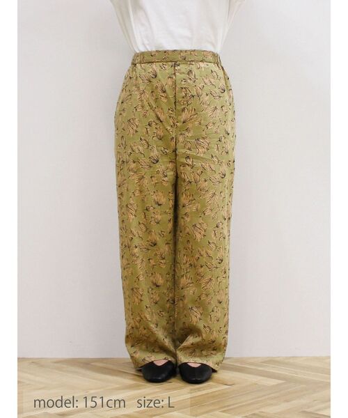 CRAFT STANDARD BOUTIQUE（クラフトスタンダードブティック）の「インドコットン　プリントイージーパンツ（その他パンツ・レディース・ベージュ/ブラック・M/L）」の16枚目の写真