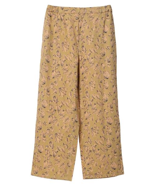 CRAFT STANDARD BOUTIQUE（クラフトスタンダードブティック）の「インドコットン　プリントイージーパンツ（その他パンツ・レディース・ベージュ/ブラック・M/L）」の3枚目の写真