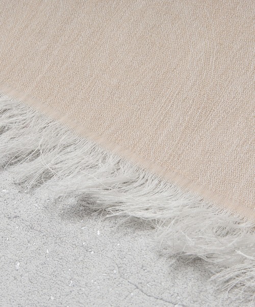 MEN'S BIGI（メンズビギ）の「ペイズリージャカードストール（ストール/ショール・メンズ・サックスブルー/ベージュ・FREE）」の6枚目の写真