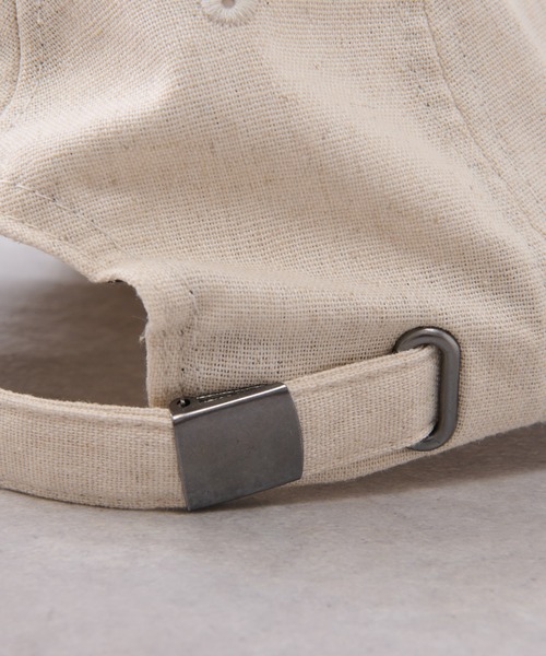 un dix cors（アンディコール）の「綿麻キャップ（キャップ・レディース・チャコールグレー/ブラウン/ライトベージュ・FREE）」の5枚目の写真