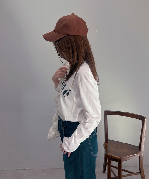 un dix cors（アンディコール）の「綿麻キャップ（キャップ・レディース・チャコールグレー/ブラウン/ライトベージュ・FREE）」の11枚目の写真