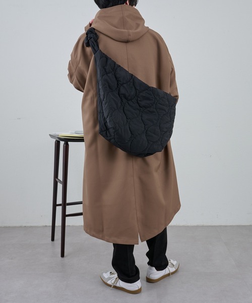 COLONY 2139（コロニートゥーワンスリーナイン）の「テックツイルオーバーモッズコート（モッズコート・メンズ・ブラック/ブラウン・LARGE/MEDIUM）」の6枚目の写真