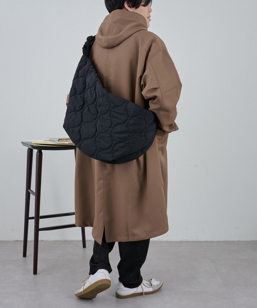 COLONY 2139（コロニートゥーワンスリーナイン）の「テックツイルオーバーモッズコート（モッズコート・メンズ・ブラック/ブラウン・LARGE/MEDIUM）」の7枚目の写真