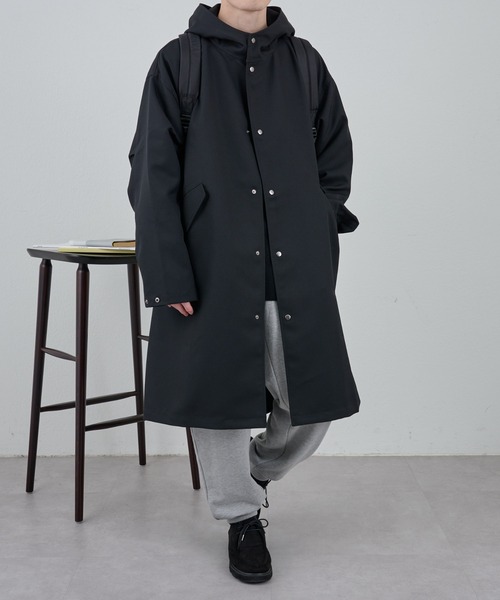 COLONY 2139（コロニートゥーワンスリーナイン）の「テックツイルオーバーモッズコート（モッズコート・メンズ・ブラック/ブラウン・LARGE/MEDIUM）」の11枚目の写真