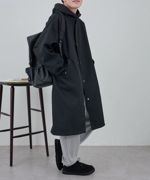 COLONY 2139（コロニートゥーワンスリーナイン）の「テックツイルオーバーモッズコート（モッズコート・メンズ・ブラック/ブラウン・LARGE/MEDIUM）」の16枚目の写真
