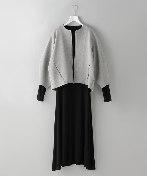 e/rm（イーアールエム）の「【e/rm】パフカーディガンセットワンピース（ワンピース・レディース・ブラック/グレー/オフホワイト・FREE）」の3枚目の写真