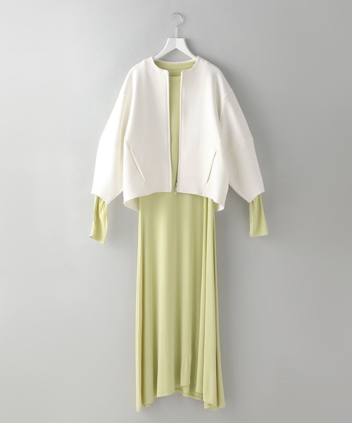 e/rm（イーアールエム）の「【e/rm】パフカーディガンセットワンピース（ワンピース・レディース・ブラック/グレー/オフホワイト・FREE）」の7枚目の写真